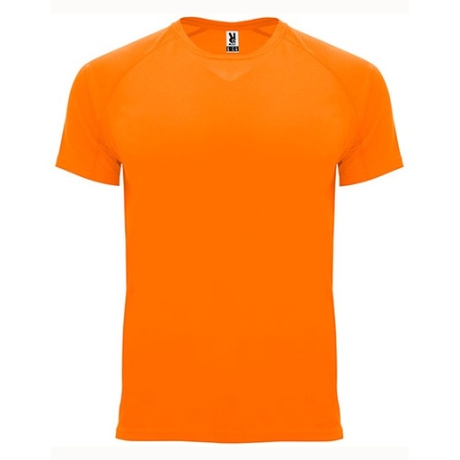 T-shirt męski raglanowy RY0407 - Fluor Orange 223