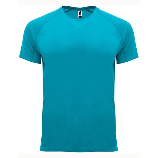 Funkcyjny T-shirt męski z raglanowym rękawem RY0407 - Turquoise 12
