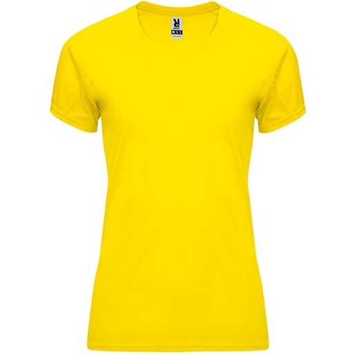 T-shirt Damski Funkcjonalny Odprowadzajacy Wilgoc RY0408 - Yellow 03
