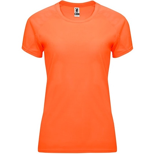 Damski T-shirt Funkcyjny z Raglanowym Rękawem RY0408 - Fluor Orange