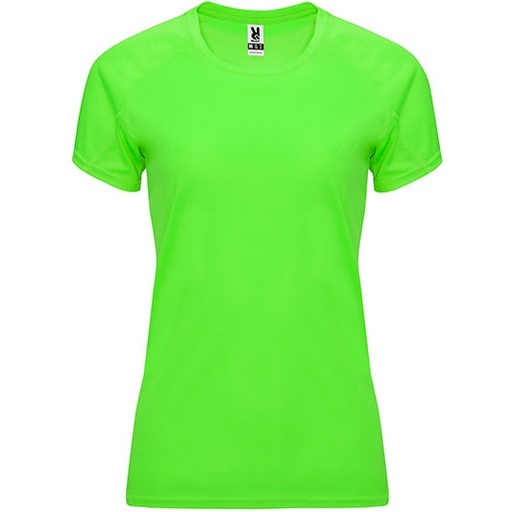 Damski T-shirt Funkcyjny z Raglanowym Rękawem RY0408 - Fluor Green 222