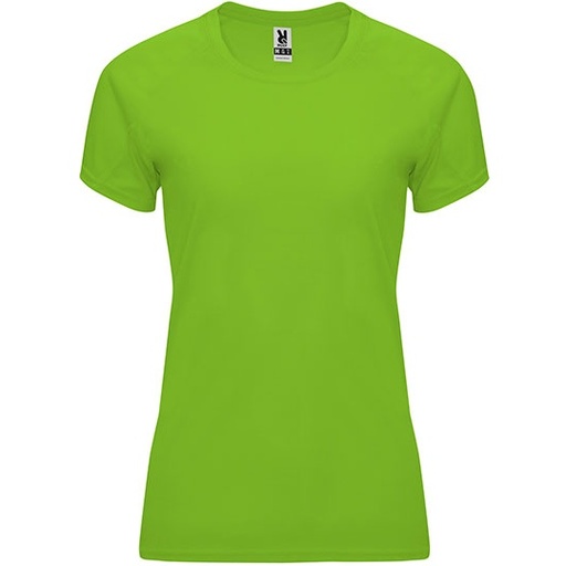 Damski T-shirt funkcyjny z raglanowym rękawem RY0408 - Lime Green 225