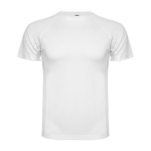 Męski t-shirt funkcyjny raglanowy RY0425 - White 01