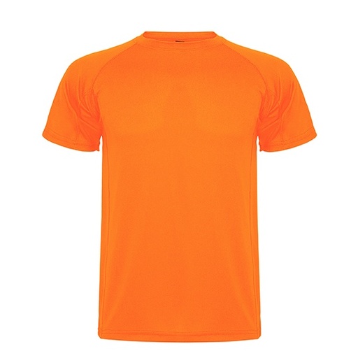Koszulka dziecięca funkcjonalna RY0425K - Fluor Orange 223