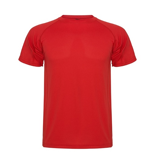 Koszulka Dziecięca Funkcyjna Poliester Raglan RY0425K - Red 60