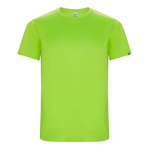 Koszulka Meska Sportowa Poliester Recykling Oddychajaca RY0427 - Fluor Green 222