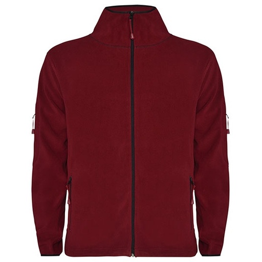 Meska kurtka polarowa ze stojka RY1195 - Garnet Red 57