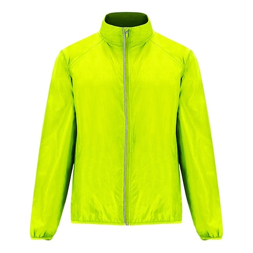 Kurtka Wiatrowka Meska Poliester Ripstop Wiatroodporna RY5050 - Fluor Yellow 221
