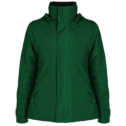 Damska kurtka parka slim RY5078 - Bottle Green 56