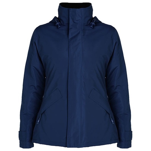 Damska kurtka parka slim RY5078 - Navy Blue 55
