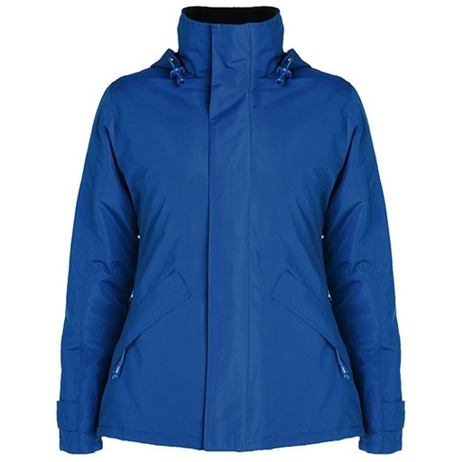 Damska kurtka parka slim RY5078 - Royal Blue 05