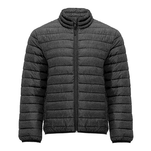 Kurtka Meska Pikowana Wiatroodporna Wodoodporna RY5094 - Black Melange 243