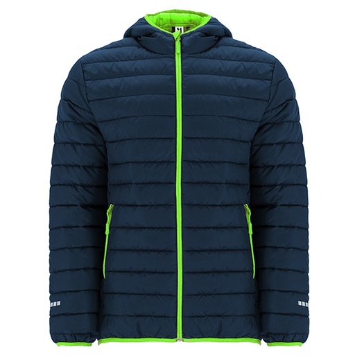 Kurtka unisex RY5097 - Navy Blue 55 & Fluor Green 222