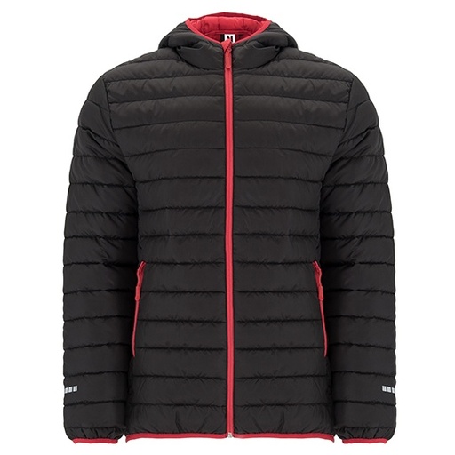 Kurtka Unisex Lekka Wiatroodporna Przeciwdeszczowa RY5097 - Black 02 & Red 60