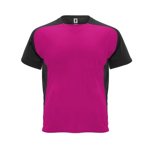 T-shirt Raglanowy Funkcyjny Oddychajacy RY6399 - Fuchsia 40 & Black 02
