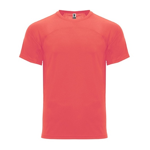 T-shirt funkcyjny raglanowy RY6401 - Fluor Coral 234