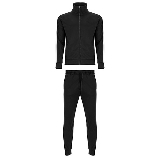 Dres dziecięcy z kontrastowymi paskami RY6410K - Black 02