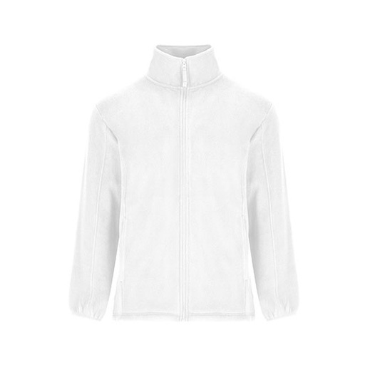 Męska kurtka polarowa z wysokim kołnierzem RY6412 - White 01