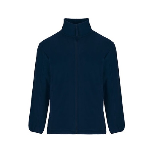 Męska kurtka polarowa z wysokim kołnierzem RY6412 - Navy Blue 55