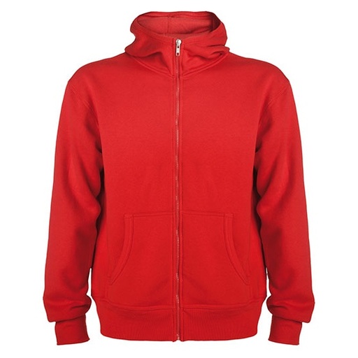 Bluza z Kapturem na Zamek Czesana Podszewka RY6421 - Red 60