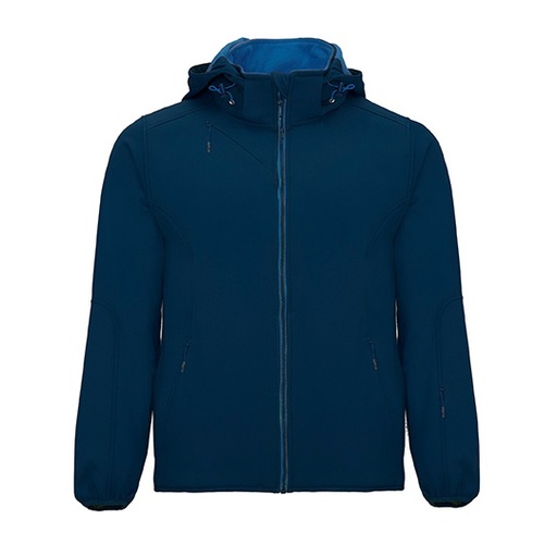 Kurtka softshellowa z kapturem RY6428 - Navy Blue 55 & Royal Blue 05
