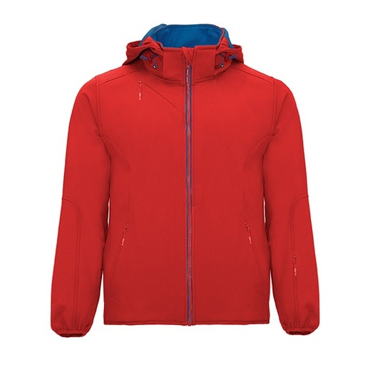 Kurtka Softshellowa Sportowa Wiatroodporna Wodoodporna RY6428 - Red 60 & Royal Blue 05