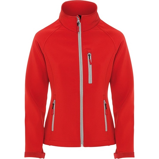 Damska kurtka softshell SLIM RY6433 - Red 60