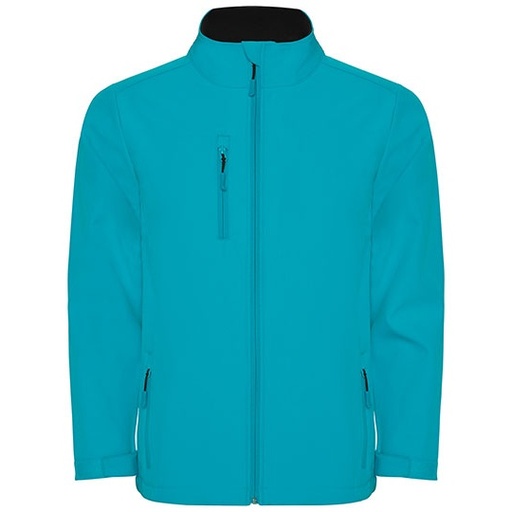 Męska kurtka softshellowa z polarem RY6436 - Aquamarine 236