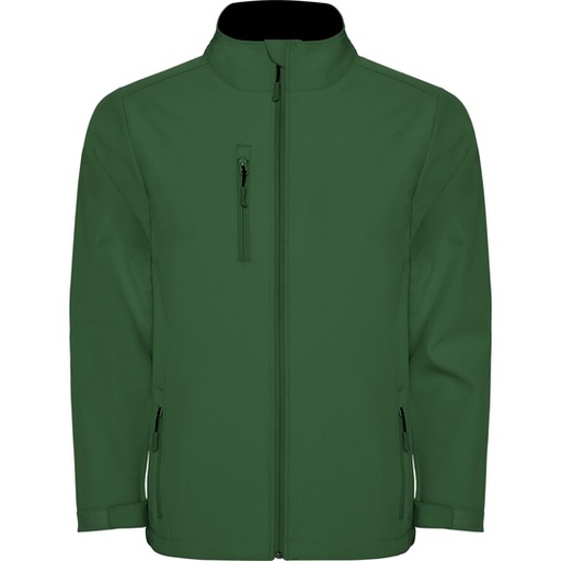 Kurtka Meska Softshell Wiatroodporna Wodoodporna RY6436 - Bottle Green 56
