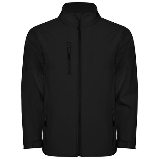 Dziecięca kurtka softshellowa z polarem RY6436K - Black 02