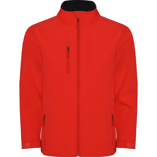 Dziecieca kurtka softshellowa z polarem RY6436K - Red 60