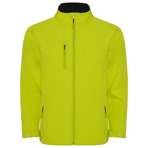 Dziecieca kurtka softshellowa z polarem RY6436K - Lime Punch 235