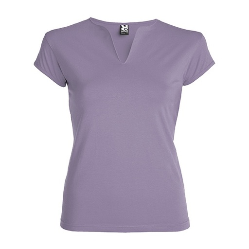 Damski t-shirt slim RY6532 - Lavender 268
