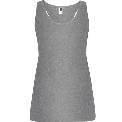 Dopasowany top damski racerback RY6535 - Heather Grey