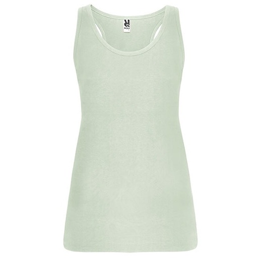 Dopasowany top bez rękawów racerback RY6535 - Mist Green 264
