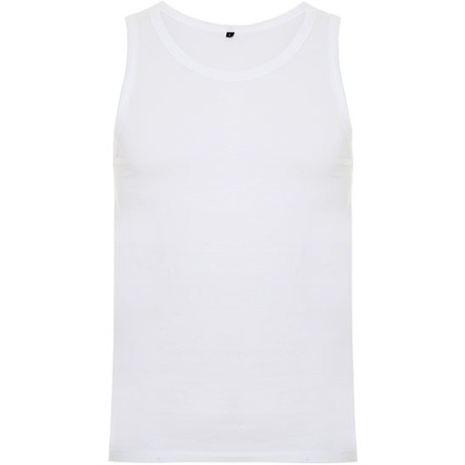 Męski tank top slim RY6545 - White 01