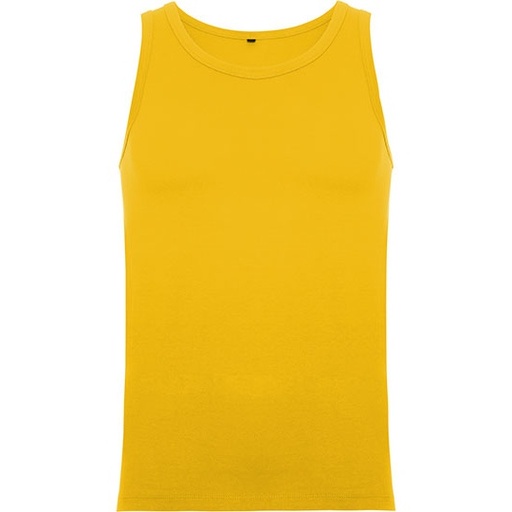 Męski tank top slim RY6545 - Golden Yellow 96