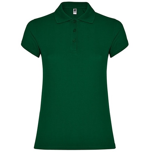 Koszulka Polo Damska Slim Pika RY6634 - Bottle Green 56