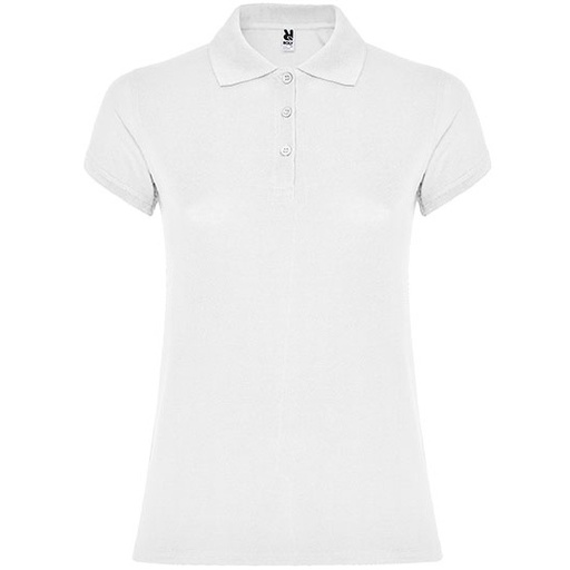 Koszulka Polo Damska Slim Pika RY6634 - White 01