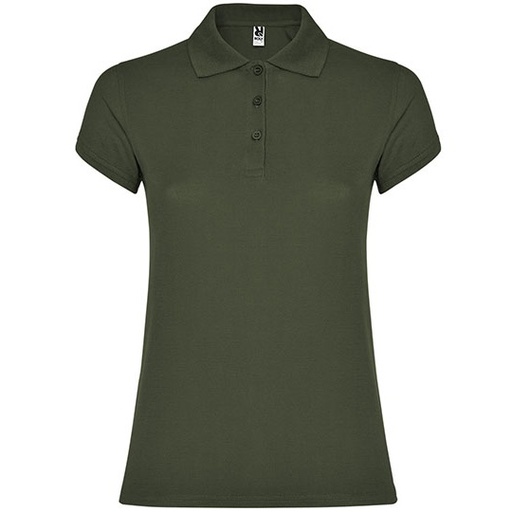Damska koszulka polo slim RY6634 - Venture Green