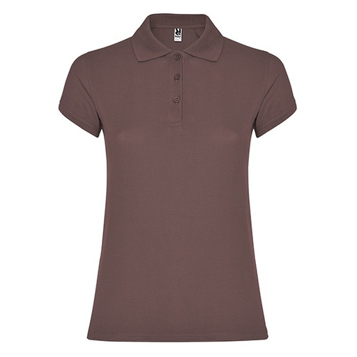 Koszulka Polo Damska Slim Pika RY6634 - Pale Red 168