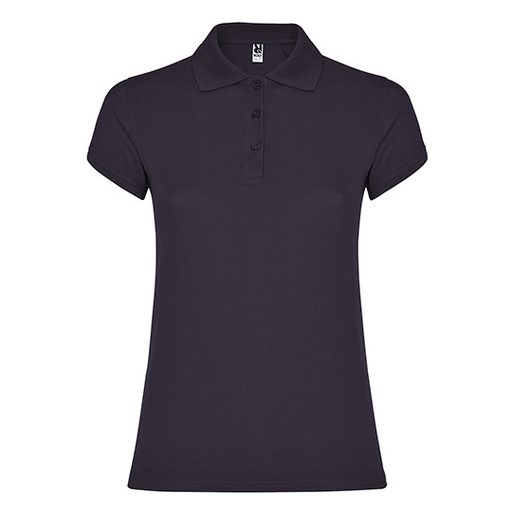 Damska koszulka polo slim RY6634 - Lilac 121
