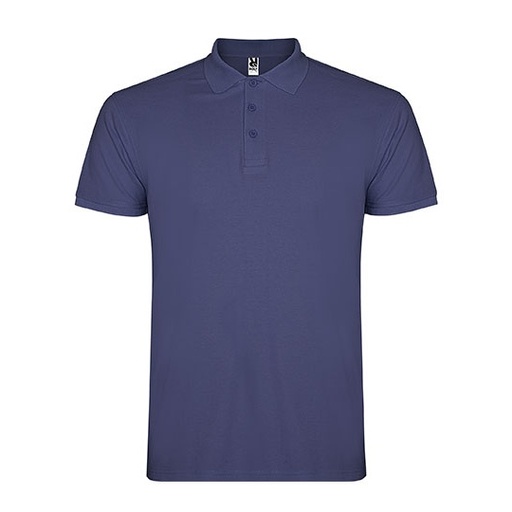 Męska koszulka polo RY6638 - Denim Blue