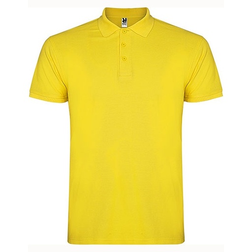 Męska koszulka polo polo RY6638 - Yellow 03
