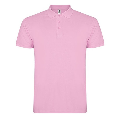 Męska koszulka polo RY6638 - Light Pink