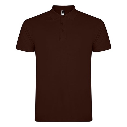 Koszulka Polo Meska Pique RY6638 - Chocolate 87