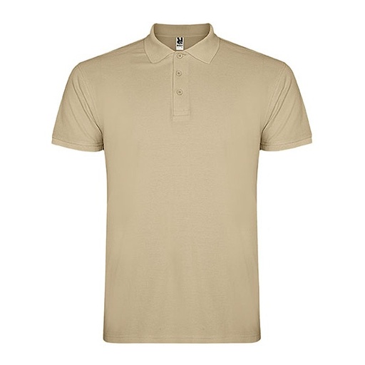 Koszulka Polo Meska Pique RY6638 - Sand 07