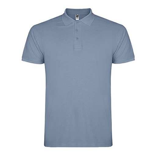 Męska koszulka polo RY6638 - Zen Blue 263
