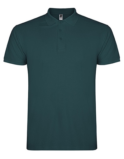 Męska koszulka polo RY6638 - Storm Blue