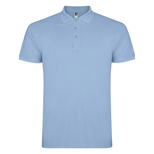 Dziecięca koszulka polo z krótkim rękawem RY6638K - Sky Blue 10